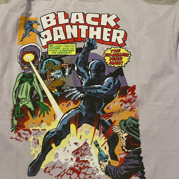 Black Panther Tee over size Marvel XS - Picture 4 of 4